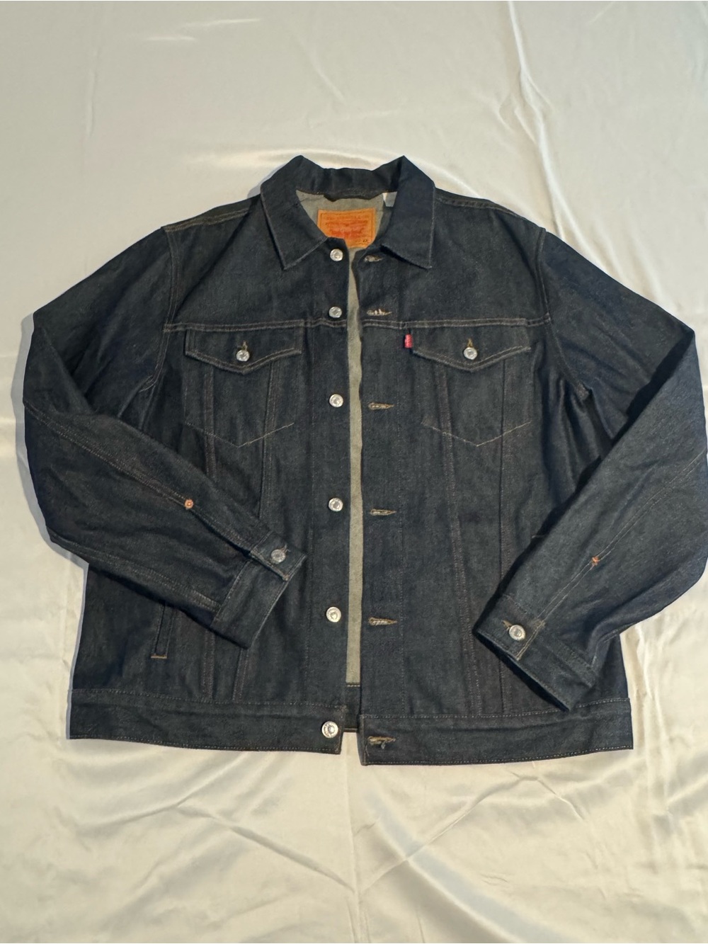 Levi's Black Indigo Denim Trucker Jacket